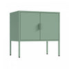 Ava Modern 24" Metal Accent Cabinet in Sage Green | Armoire d’appoint moderne Ava 24" en metal, vert sauge