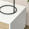 HOMCOM Bedside Table with Drawer & Shelf, Nightstand, End Table for Bedroom