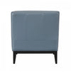 Murdock Accent Chair Blue Leather | Fauteuil D'appoint Murdock En Cuir Bleu
