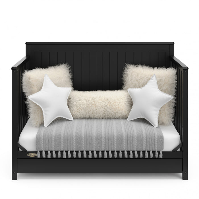 Graco Hadley 5-in-1 Convertible Crib with Drawer - Black