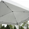 Outsunny 8' X 8' Pop Up Canopy With Inclined Legs, Outdoor Folding Tent, Portable Garden Party Gazeb|Outsunny 8' X 8' Pop Up Canopy Tente Pliable Pour L'exterieur Avec Sac, Gris