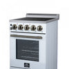 Forno Pallermo 20 Inch Electric Range in White, 2.05 cu.ft. - FFSEL6051-20WHT | Cuisiniere electrique Pallermo de 20 po, blanche, capacite totale de 2,05 pi³ - FFSEL6051-20WHT