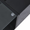 James Lift Up Coffee Table with Hidden Storage and LED Lighting,Black | James table basse relevable – table avec rangement cache et eclairage LED, noir
