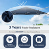 Costway 11 FT Outdoor Patio Umbrella, Round Cantilever Umbrella w/ 360° Rotation Navy
