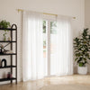 Umbra Cappa Gold Expandable 1" Curtain Rod - 66"-120" | Tringle à rideaux extensible Cappa de Umbra dorée de 1 po - 66 po à 120 po
