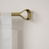 Umbra Loop Gold Expandable 1" Curtain Rod - 42"-120" | Tringle à rideaux extensible Loop de Umbra dorée de 1 po - 42 po à 120 po
