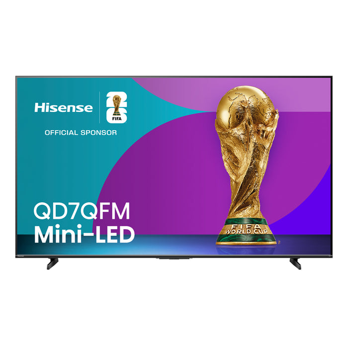 HISENSE 75\" QD7QFM Mini-LED QLED 4K UHD AI Smart Fire TV (75QD7QFM)