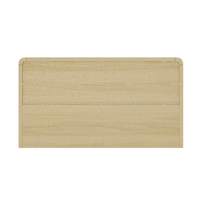 Grace Modern 60\" Dresser in Natural Oak (6-Drawer)