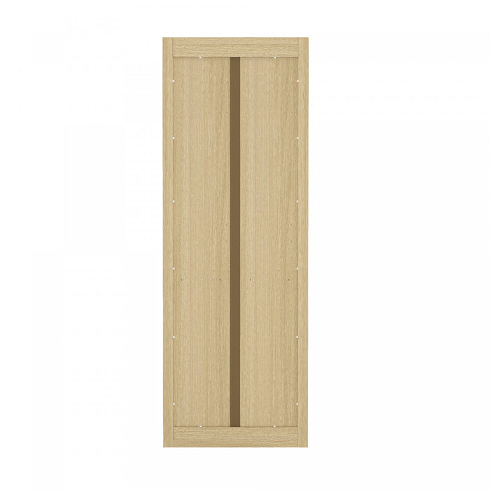 Rivington Modern 28\" Open Bookcase in Natural Oak - Set of 3