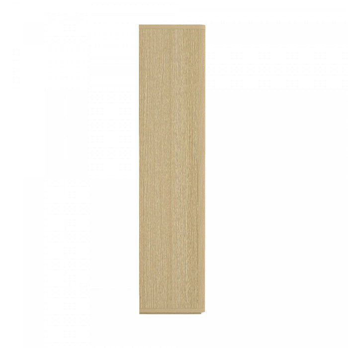 Rivington Modern 38\" Bookcase Cabinet in Natural Oak