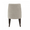 Beever Modern Wood Chenille Armchair in Taupe | Fauteuil moderne en bois Beever avec accoudoirs en chenille, coloris taupe