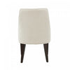 Beever Modern Chenille Wood Armchair in Cream - Set of 2 Dining Chair | Fauteuil moderne Beever en bois et chenille creme - Lot de 2