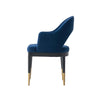 Carrington and Rockaway Modern Industry Chic 5-Piece Dining Set in Midnight Blue and Natural | Ensemble de salle a manger moderne industriel chic Carrington et Rockaway 5 pieces, bleu minuit et naturel