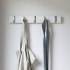 Umbra 5 Flip Wall-Mounted Hooks - White|5 crochets muraux Flip de Umbra - blancs