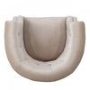 Akira Velvet Fabric Chair With Button Tufted And Nailhead Trim - Champagne | Fauteuil Akira En Tissu Velours Avec Capitonnage À Boutons Et Bordure Cloutée -  Couleur Champagne