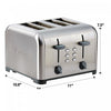 Kenmore 4-Slice Toaster with Dual Controls Stainless Steel - KKTSDC4SS|Grille-pain Kenmore à 4 tranches avec deux panneaux de commande, acier inoxydable - KKTSDC4SS