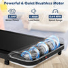 Goplus 2.5hp Under Desk Treadmill For Home And Office Remote Control Led Display White