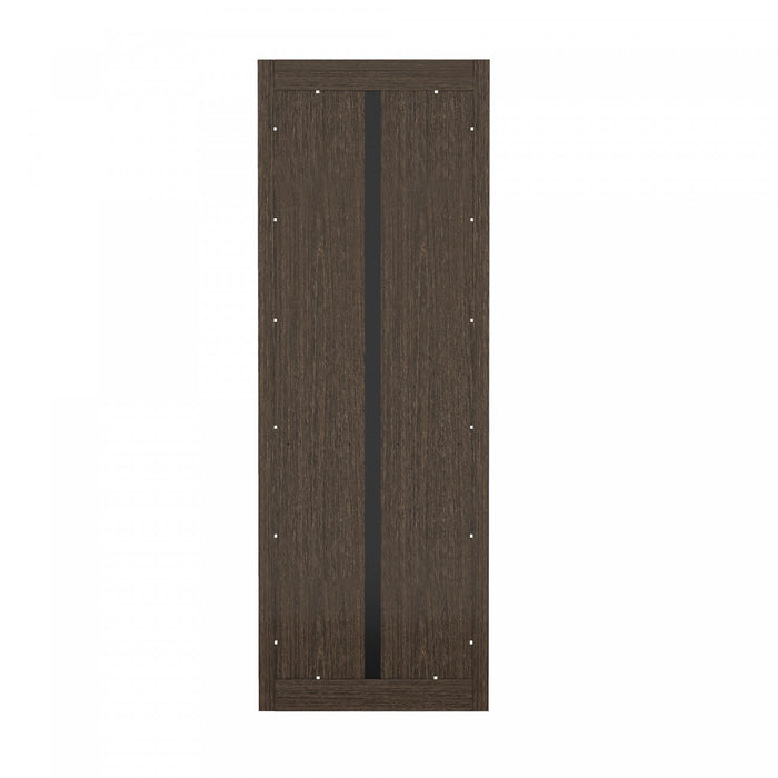 Rivington Modern 28\" Open Bookcase in Dark Walnut - Set of 3