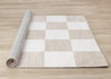 Covington Modern Checkered Indoor Area Rug - 6'7" x 9'10"|Carpette Covington à motif de damier moderne pour l’intérieur - 6 pi 7 po x 9 pi 10 po