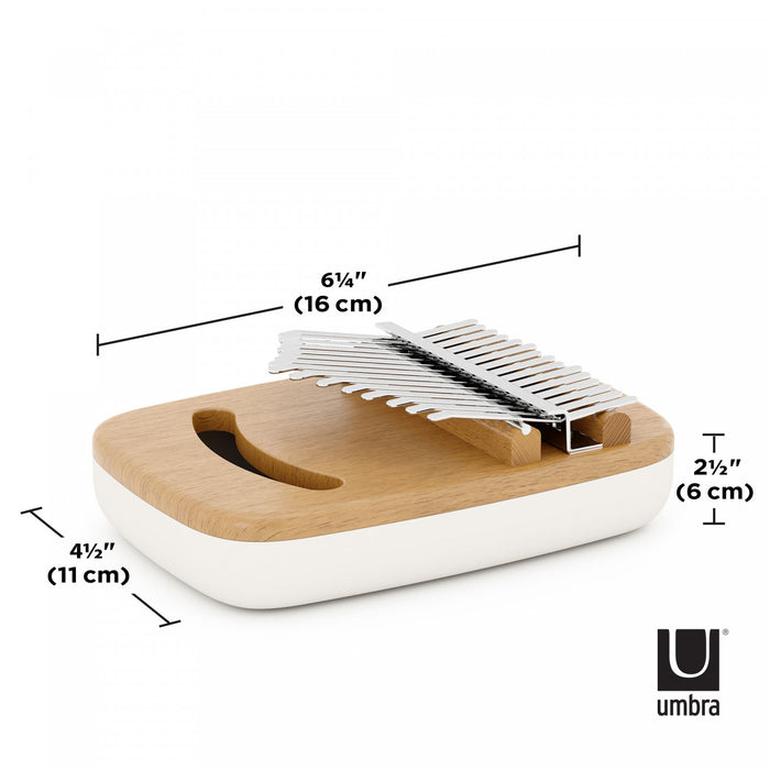Umbra Strumba Kalimba - White and Natural