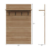 Porto Entryway Wall-Mounted Coat Rack with Shelf | Porte-manteau mural d’entree Porto avec tablette