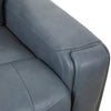 Bellamy 78 in. Leather Match Power Reclining Sofa with Adjustable Headrest and USB - Blue | Sofa inclinable electrique Bellamy de 78 po en cuir assorti avec appuie-tete ajustable et USB - Bleu