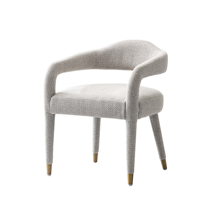 Aspen and Hathaway Modern Industry Chic 5-Piece Dining Set in Gold Dust and Natural