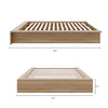 James Platform Bed King Bed | Lit Plateforme James