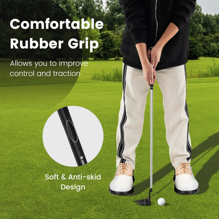 Ultimate 35\" Golf Putter Mallet Style Putter With Alignment Aid Rubber Grip & Head Cover