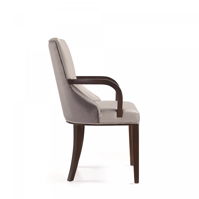 Shubert Modern 6-Piece Dining Chair Set in Light Gray