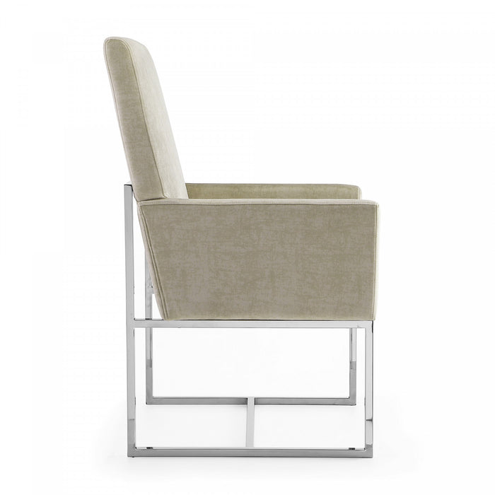 Element Modern 6-Piece Dining Chair Set in Champagne