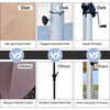 Costway 11' Patio Cantilever Offset Umbrella 360 degrees Rotation Aluminum Tilt Tan