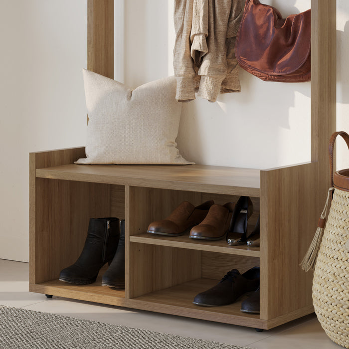 Porto Entryway Hall Tree Coat Rack