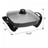 Kenmore 12" Skillet Grey Griddle - KKSK12Grey|Poêle plaque chauffante Kenmore de 12 po, grise - KKSK12Grey