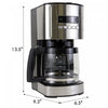 Kenmore 12-Cup Programmable Coffee Maker Black - KKCM12B|Cafetière programmable Kenmore de 12 tasses, noire - KKCM12B