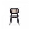 Versailles Industry Chic Wood Dining Chair in Black and Natural - Set of 4 | Chaise de salle a manger en bois style industriel Versailles en noir et naturel - Lot de 4