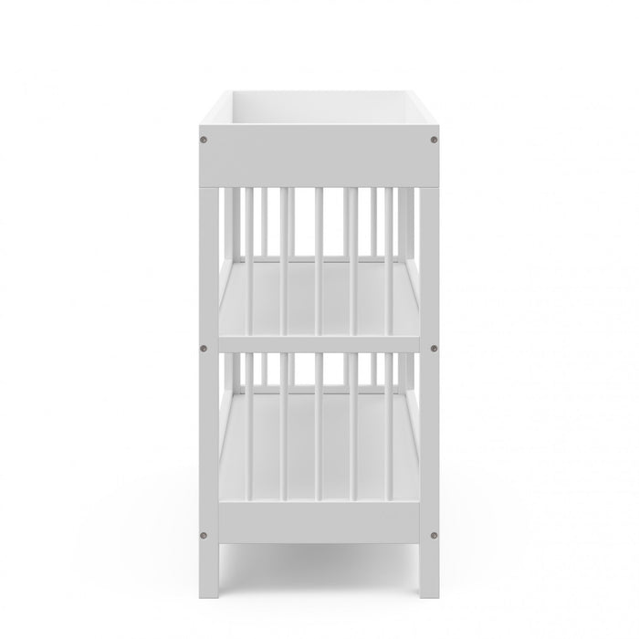 Graco Teddi Changing Table with Water-Resistant Changing Pad - White