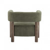 Evelyn Accent Arm Chair with Comfortable Seating and Boucle Upholstery,Olive Green Accent Chair | Evelyn Fauteuil d’appoint avec assise confortable et revetement en boucle, vert olive