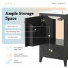 Puret 20 Inch Single Sink Bathroom Vanity with Door Shelf and Pull-Out Drawer, Black | Puret Meuble-Lavabo Simple 20 po avec Etagere de Porte et Tiroir Coulissant, Noir