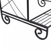 Costway 3 Tier Outdoor Metal Plant Stand Flower Planter Garden Display Shelf Rack