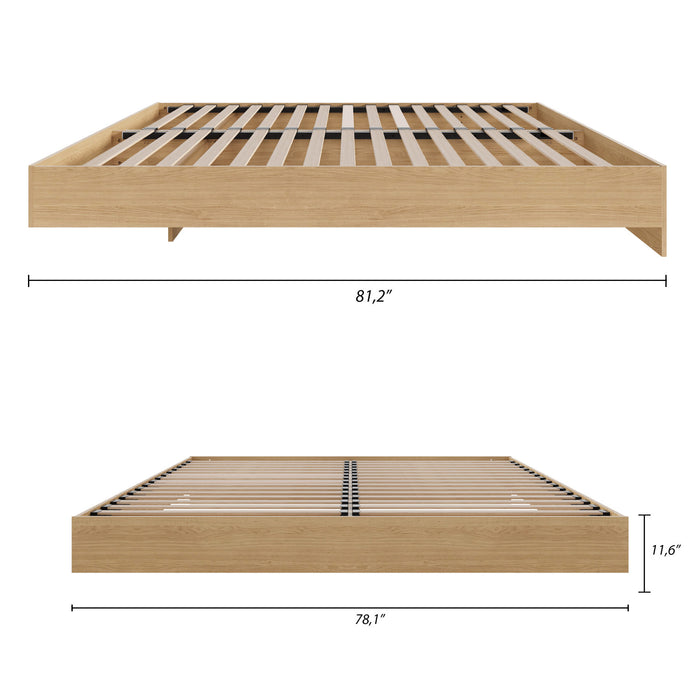Platform Bed Frame, King