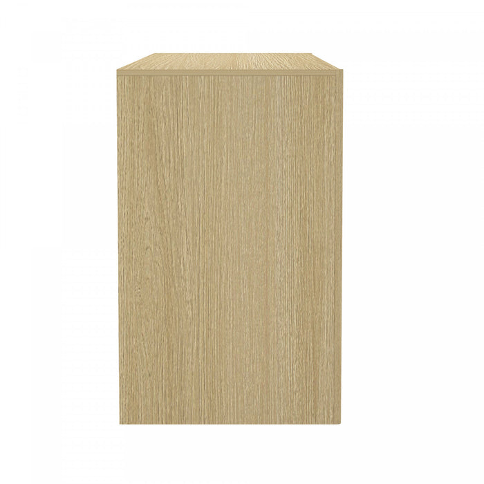 Linda Modern 2-Piece Dresser and Nightstand in Natural Oak