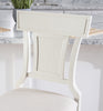 Rylan Fabric Counter-Height Stool - White|Tabouret Rylan de hauteur comptoir en tissu - blanc