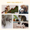 Pawhut 31" Cat Tree Kitty Activity Center Pinewood Cat Climbing Toy Indoor Outdoor Pet Furniture Wit|Pawhut Arbre A Chat Centre D'activites Multi-equipe Griffoirs En Jute Plate-formes Coussin Inlus Int