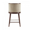 Evalyn Modern Wood Upholstered Counter Stool in Natural | Tabouret de comptoir moderne en bois et tissu Evalyn, finition naturelle