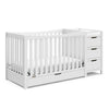 Graco Remi 4-in-1 Convertible Crib and Changer - White