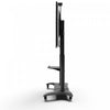 Kanto MTMA100PL Mobile TV Cart with Adjustable Shelf and Built-in Handles for 55" - 100" TVs, Black Tv Mount | Chariot mobile pour televiseur Kanto MTMA100PL avec etagere reglable et poignees integrees pour televiseurs de 55" a 100", noir