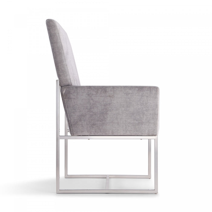 Element Modern 6-Piece Dining Chair Set in Gray