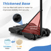 Costway 8.5-10ft Adjustable Basketball Hoop Goal With Fillable Base Wheel Shooting Practice