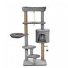 Pawhut Cat Tree, 47 Inches Multi-level Cat Tower With Scratching Post, Hammock, Cat Condo, Perch, To|Pawhut Arbre A Chat, Tour A Chat A Plusieurs Niveaux De 47 Po Avec Griffoir, Hamac, Condo Pour Chat,